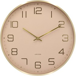 Wall Clock Elegance Glow