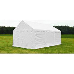 Opslagtent Premium PVC 3x6 mtr in Wit