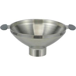 Trechter met extra brede opening - RVS - 13 x 6,5 cm - keukentrechter - Trechters