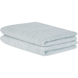 Beliani MITIARO - Handdoek-Groen-Badstof