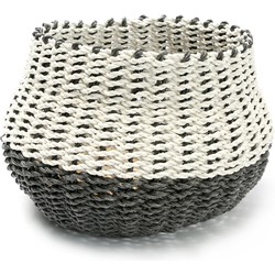 The Pod Basket - White Black - M