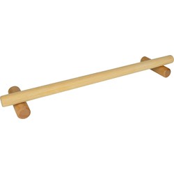 QUVIO Houten kledingrek stang - Hout - 45 cm - Bruin