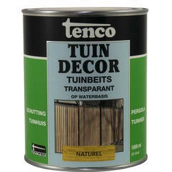 Tuindecor transparant naturel 1l verf/beits - tenco