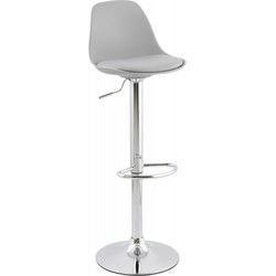 PRINCES verstelbare kruk 42x39x104 cm Grijs