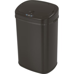 4cookz® Clever Square Prullenbak met Sensor 58 liter - Zwart