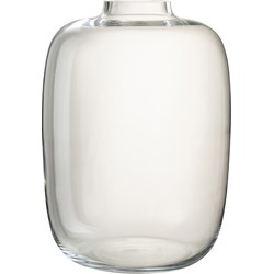  J-Line Flessen Vaas Glas Transparant Large