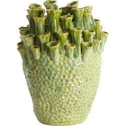 Light&living Vaas deco Ø29x33 cm KYRAL keramiek mint groen
