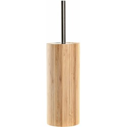 Items Toiletborstel/wc-borstel - bamboe hout - lichtbruin - 37 x 10 cm - Toiletborstels