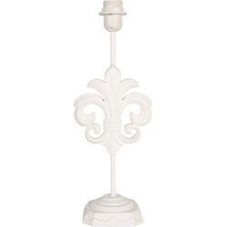 Clayre & Eef Lampenvoet 17x13x44 cm Wit Hout