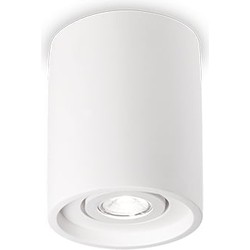 Ideal Lux - Oak - Plafondlamp - Metaal - GU10 - Wit