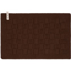 Knit Factory Placemat Uni - Chocolate - 50x30 cm