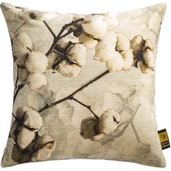 PTMD Jash Grey cotton velvet cushion cotton plant S