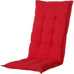 Kussen lage rug Panama rood 105 cm x 50 cm (4 stuks)