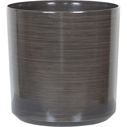 VAGIA - Plantenbak - Donkergrijs - 43 cm - Klei-vezelmengsel