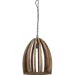 Light & Living - Hanglamp HARANKA - Ø38x46cm - Bruin