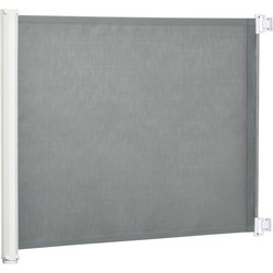 4goodz PawHut Deurhekje voor Huisdieren - Uitschuifbaar 115x82 cm - Grijs