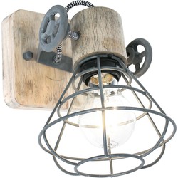 Anne Light and home wandlamp Guersey - grijs - metaal - 1578GR