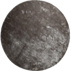 PTMD Flavia Grey viscose handwoven carpet round 160 cm