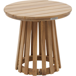 HESPERIDE HIXA Bijzettafel - buiten - Tafel - Rond - Buitentafel - Tuintafel - 50x50cm - Acacia hout - Neutraal - OSUNA