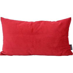 Sierkussen Velvet Rood Long | 30 x 50 cm | Velvet/Polyester