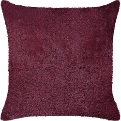 PILEA  - Sierkussen - Bordeaux - 45 x 45 cm - Polyester