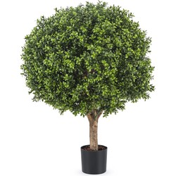 Kunstplant Buxus bal met stam d60 cm UV