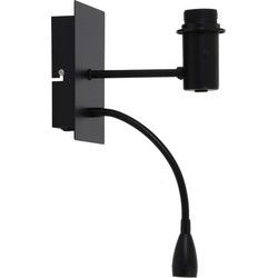 Light & Living - wandlamp - Regina - zwart - metaal - losse armatuur - LED_E27 - 3109558