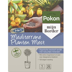 2 stuks - Mediterrane Pflanzennahrung 1 kg - Pokon