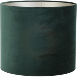 Cilinder lampenkap Velours - Groen - Ø50x38cm