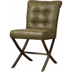 Tower living Barcelona sidechair - fabric cherokee 13 green