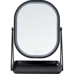 Beliani DORDOGNE - Make-up spiegel-Zilver-IJzer