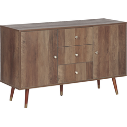 Beliani ULIKA - Sideboard-Lichte houtkleur-MDF, Spaanplaat