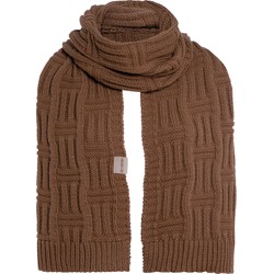 Knit Factory Bobby Gebreide Sjaal Dames & Heren - Tobacco - 200x30 cm