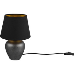 Moderne Tafellamp Abby - Kunststof - Grijs