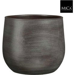 Mica Decorations Bloempot Sevilla - 27x27x24 cm - Terracotta - Bruin