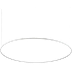 Ideal Lux - Oracle slim - Hanglamp - Aluminium - LED - Wit