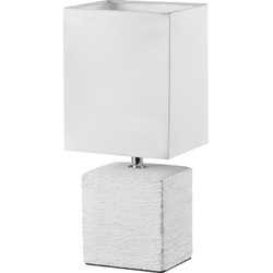 Moderne Tafellamp  Ping - Kunststof - Wit