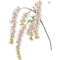 Wisteria branch 110 cm vanilla kunstbloem zijde nepbloem