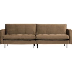 BePureHome Rodeo Classic 3-Zits Bank - Velvet - Taupe - 83x275x88