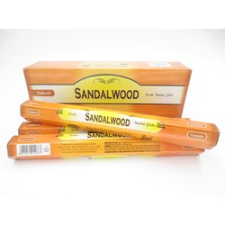 3x pakjes wierook stokjes sandalwood/sandelhout 20 stuks - Wierookstokjes