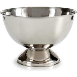 Kinvara Champagne/wijnfles koeler/ijsemmer - zilver - 34 cm - IJsemmers
