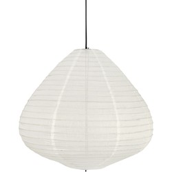 HK-living hanglamp lampion ecru katoen 65 cm