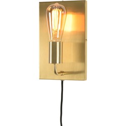 Wandlamp Madrid - Goud - 15x10x25cm