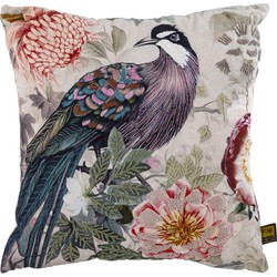 PTMD Sierkussen Loralee - 45x3x45 cm - Katoen - Groen