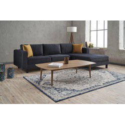 Hoekbank Rechts Kale Velvet Antraciet
