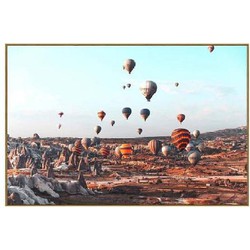 PTMD Wandpaneel Cappadocia View - 120x3x80 cm - Glas - Multi