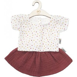 Hollie Hollie Poppenrok en -shirt blush cute dots