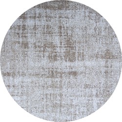 D - Brix - Vloerkleed Brix Simon Beige Sand Rond - 140x140 - Katoen