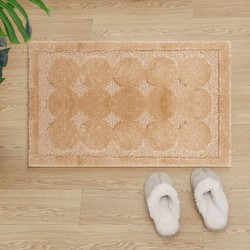 Badmat Antislip - Douchemat Toiletmat Wasbaar Waterabsorberend - Beige- 60x180CM