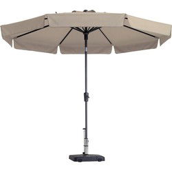 Stokparasol flores luxe 300 cm ecru grade 6 zonwering